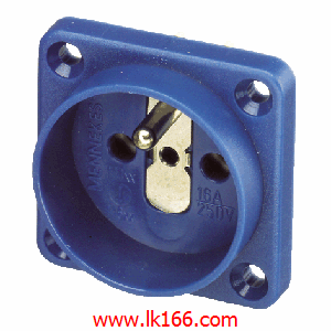 Mennekes Grounding-type panel mounted receptacle 11681