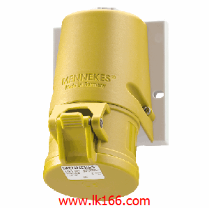 Mennekes Wall mounted receptacle with TwinCONTACT  1340
