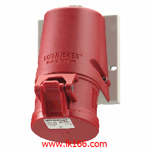 Mennekes Wall mounted receptacle with TwinCONTACT  1343