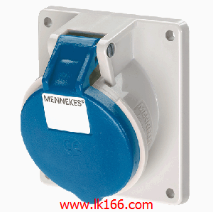 Mennekes Panel mounted receptacle with TwinCONTACT 1643