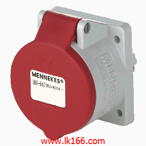 Mennekes Panel mounted receptacle with TwinCONTACT 1674