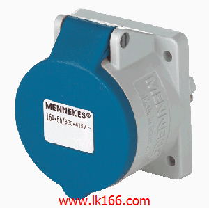 Mennekes Panel mounted receptacle with TwinCONTACT 1679