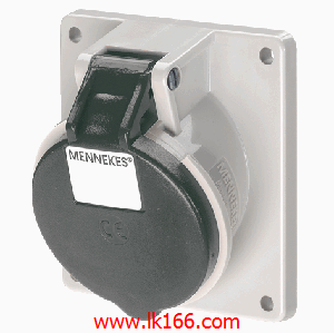 Mennekes Panel mounted receptacle with TwinCONTACT 1747