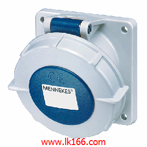 Mennekes Panel mounted receptacle with TwinCONTACT 3573