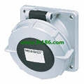 Mennekes Panel mounted receptacle with TwinCONTACT 1171