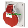 Mennekes Panel mounted receptacle with TwinCONTACT 1633