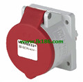 MennekesPanel mounted receptacle with TwinCONTACT 1669