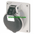 Mennekes Panel mounted receptacle with TwinCONTACT 1741