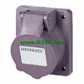 MennekesPanel mounted receptacle2845