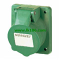 MennekesPanel mounted receptacle2852