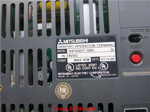 MITSUBISHI 10 inch man machine interface A970GOT-SBD