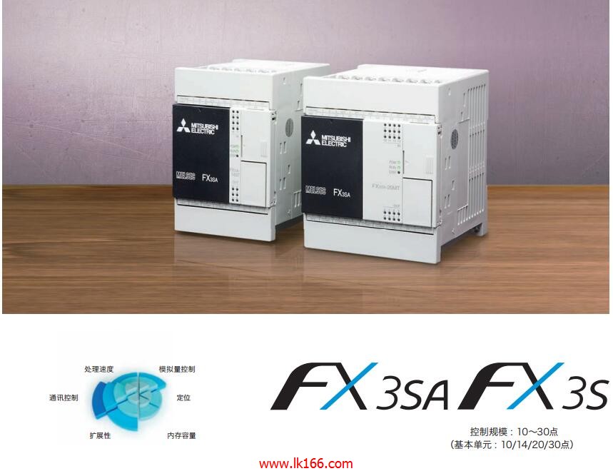 MITSUBISHI PLC FX3S-30MR/ES-2AD