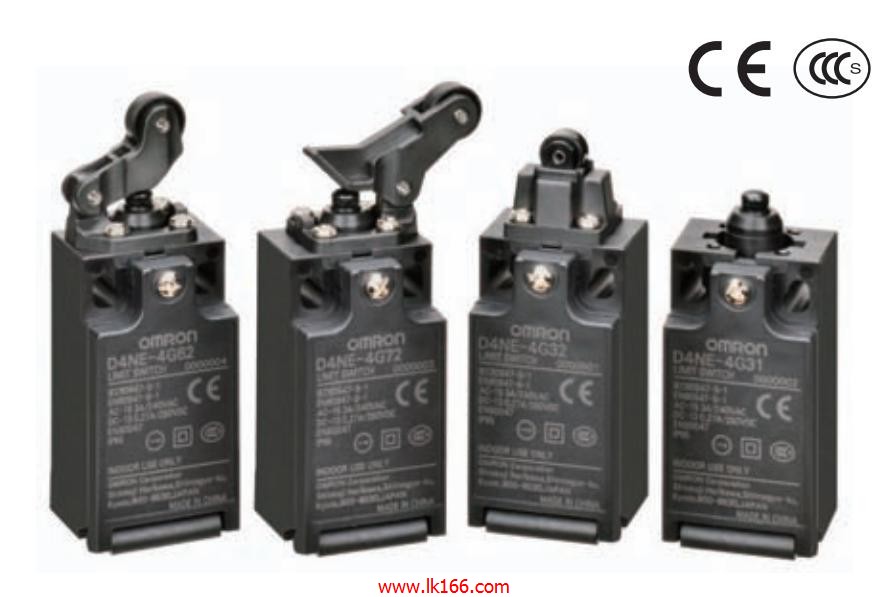 OMRON Small economic type safety limit switch D4NE Series