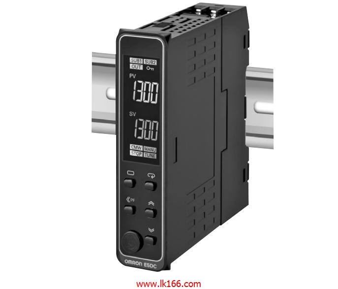 OMRON 22.5MM wide DIN guide rail installation type temperature controller E5DC-QX2AUM-002