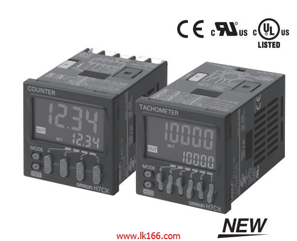 OMRON Multifunction Counter/Tachometer H7CX-A-N Series