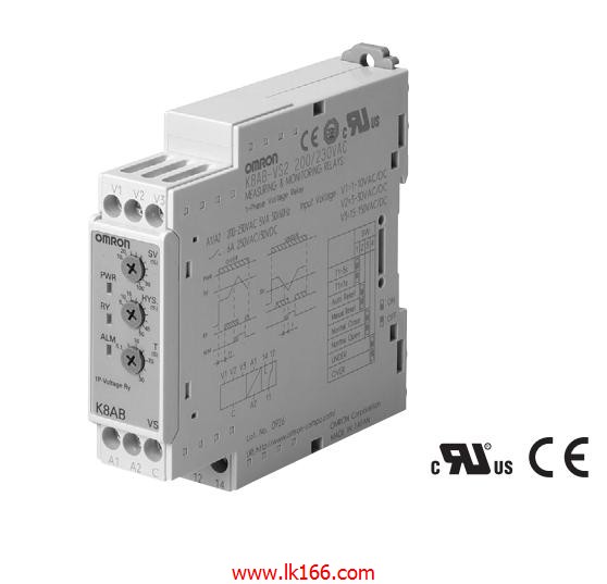 OMRON Single-phase Voltage Relay K8AB-VS2 AC100/115V