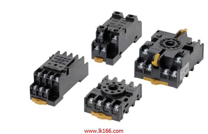 OMRON Products Related to Common Sockets and DIN Tracks PL08
