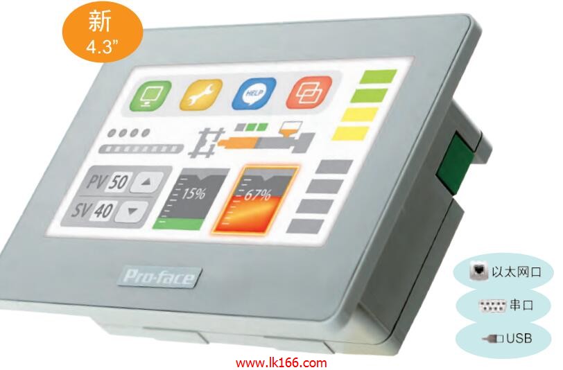Proface Monochrome model touch screen GP4105G1D(GP-4105G)